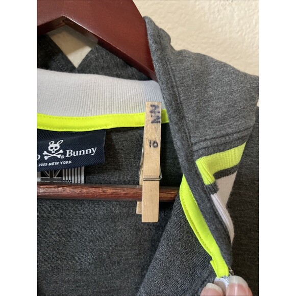 Psycho Bunny Gray V-Neck Sweater - Picture 4 of 12